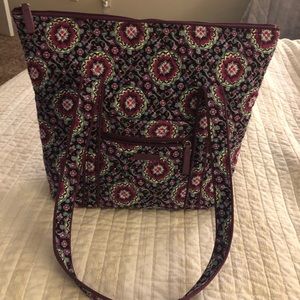 Vera Bradley Villager Shoulder Bag Lilac Medallion
